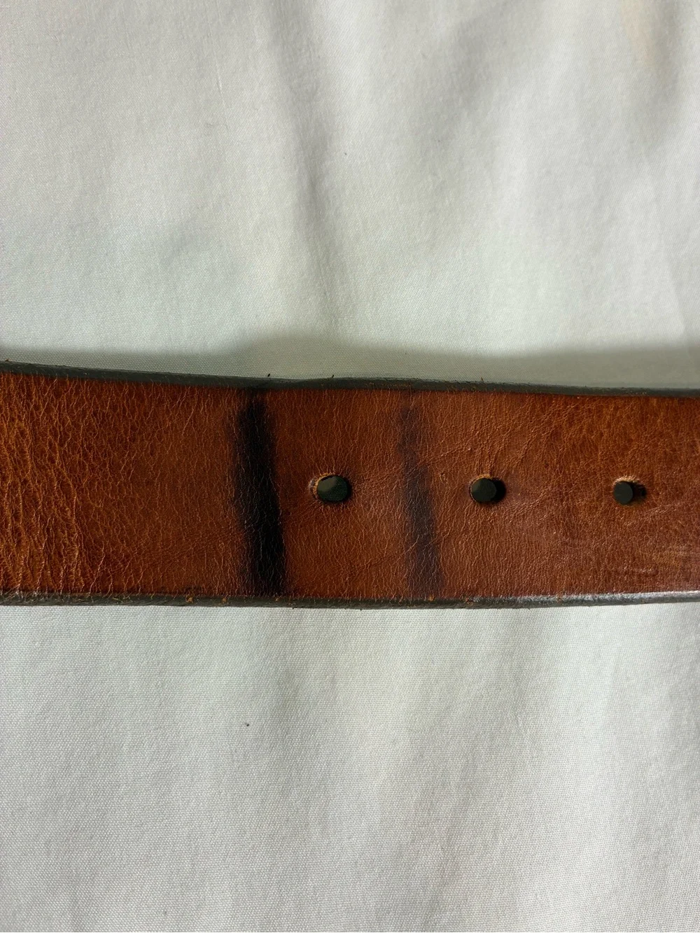 Banana Republic Men's belt Sz 38 Brown Genuine Italian Leather Brass Buckle